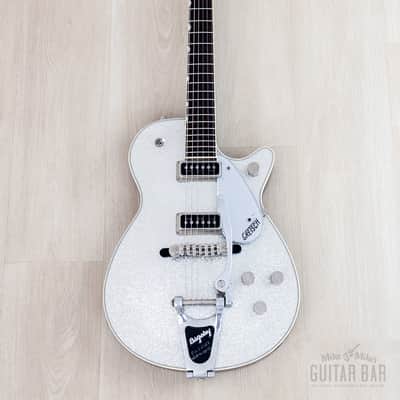 1995 Gretsch 6129T-57 Silver Jet ‘57 Vintage Reissue Silver Sparkle w/ Dynasonics, Bigsby, Melita & Case image 2