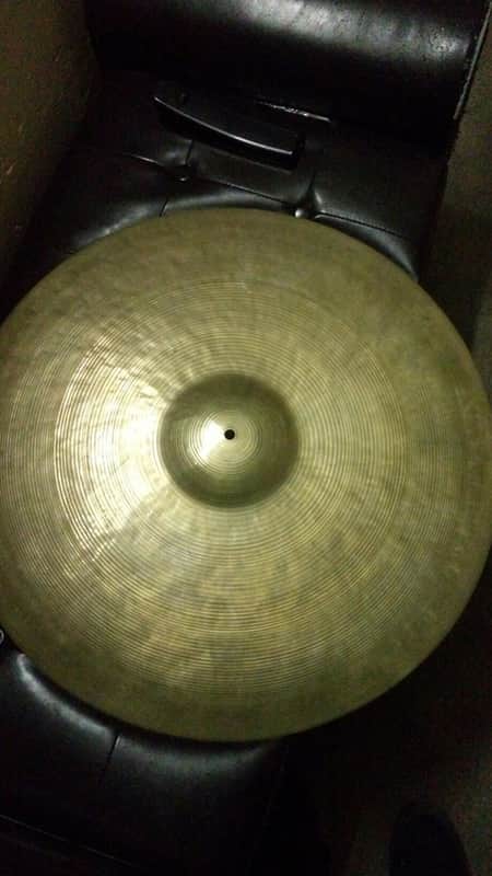 Zildjian K Istanbul New Stamp 1970s 24" Ride Cymbal 1970      Video added ! image 1
