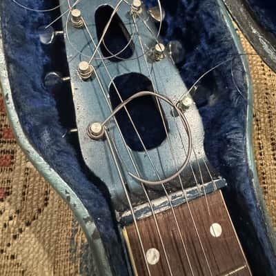 Circa 1936 Dobro Aluminum Lap Steel Prototype No. 2 Hawaiian with "A" L. A. to Chi Ser. # image 9