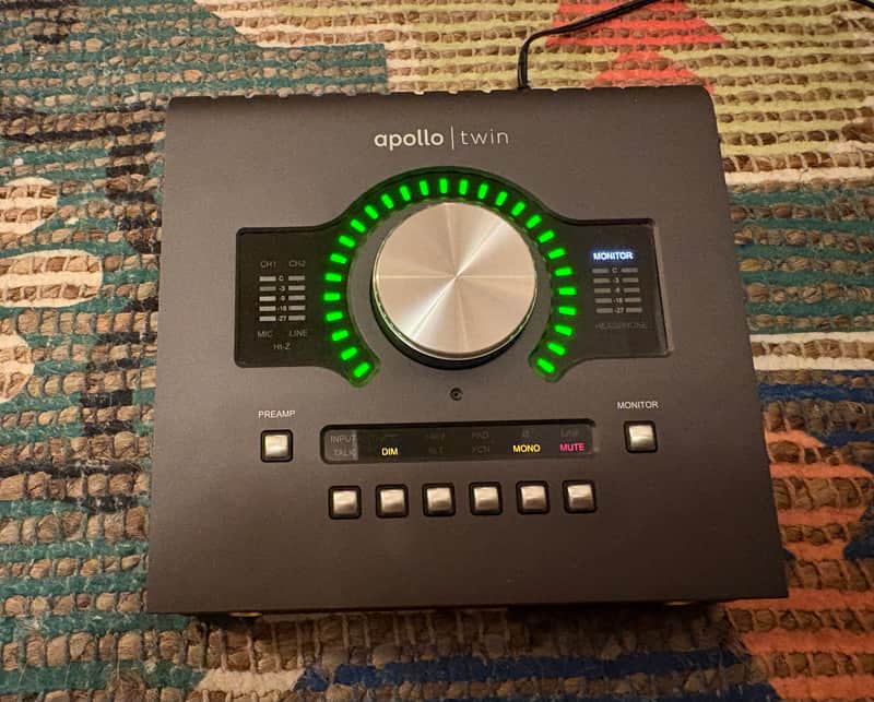 Universal Audio Apollo Twin QUAD MKII Thunderbolt Audio Interface 2010s - Dark Grey image 1