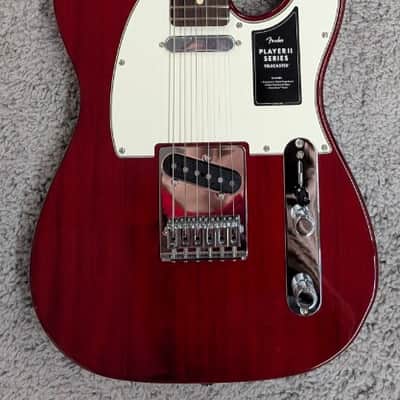 Fender Player II Telecaster guitar, Rosewood Fingerboard, Transparent Cherry image 1