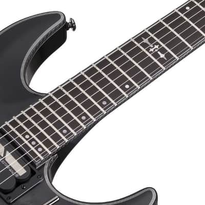 Schecter Hellraiser Hybrid C-1 FR S Electric Guitar, Trans Black Burst image 4