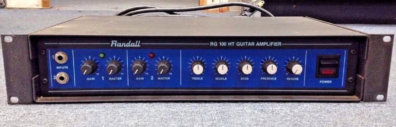 Randall RG100HT Guitar Amplifier Solid State Rack Mount Unit w/ Footswitch image 1