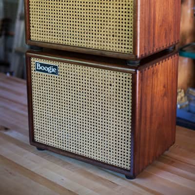 Mesa Boogie - EVM-12L Thiele Closed-Back/Ported Cabinet - Padauk Hardwood & Wicker image 6