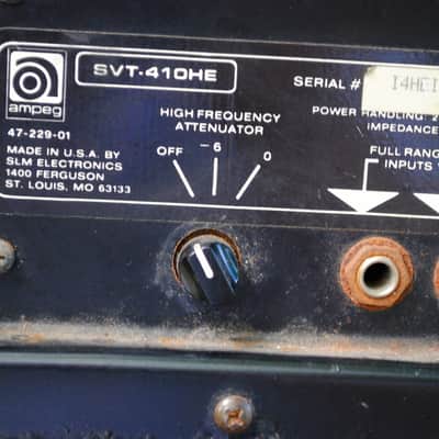 Ampeg SVT-410HE - 4x10 Bass Cab - Made in USA image 5