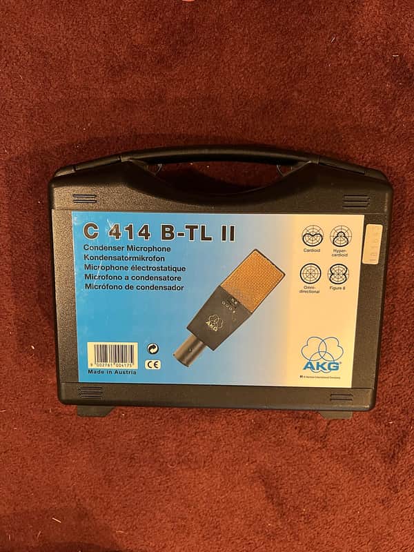 AKG C414 B TLII studio condenser microphone C414B image 1