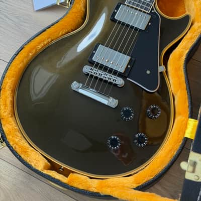 Gibson Les Paul Custom Shop Charcoal Metallic Gloss CH RARE Olive Drab Similar image 20
