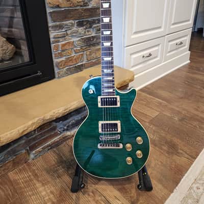 1999 Heritage H150 CM **RARE** One-Piece Maple Top Emerald Green image 1