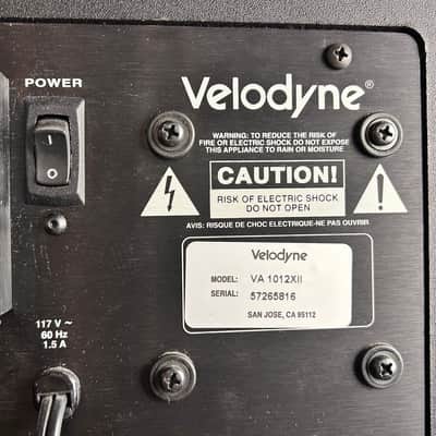 Velodyne VA 1012XII Hi-Fi 12" Subwoofer image 9