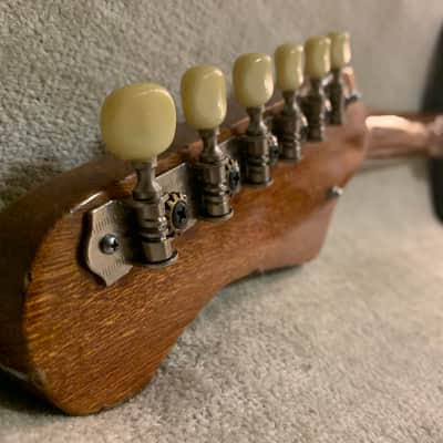 Vintage 1960’s Conqueror Teisco Kawai Kingston 23.5” Short Scale Offset Electric Guitar + 2 Tone Case Japan MIJ image 16