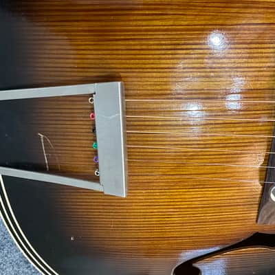 Harmony H1215 Archtone 1944 - 1971 - Dark Brown Sunburst image 10
