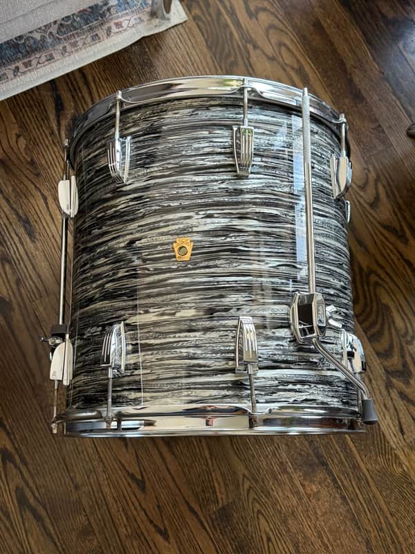 Ludwig Oyster Black Pearl 16x16" Floor Tom 1963-4 image 1