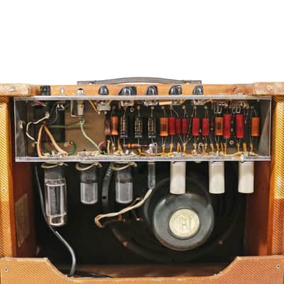 Vintage Fender Tremolux 15W 1x12 Tube Combo Amp 1955 image 11