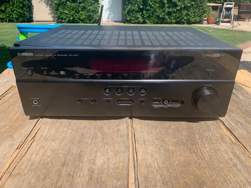 Yamaha RX-V677 7.2-Channel Wi-Fi Network AV Receiver w/AirPlay-Read Description image 1
