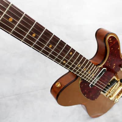 Fender Custom Shop Limited Edition Bow Tie Telecaster 2026 Aged Firemist Gold image 9