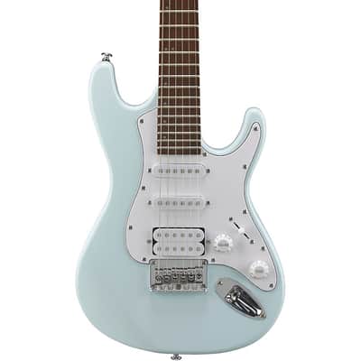 Mitchell TD100 Short-Scale Electric Guitar Regular Powder Blue 3-Ply White Pickguard image 9