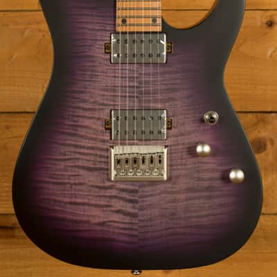 Schecter C-1 Standard Plus - Roasted Maple - Transparent Purple Burst Bild 1