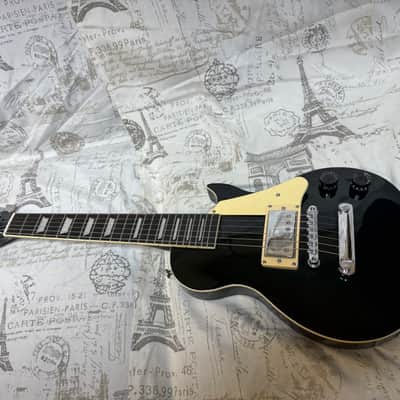 1990’s Stuntman Octave Les Paul Copy Ebony Finish NICE! image 6