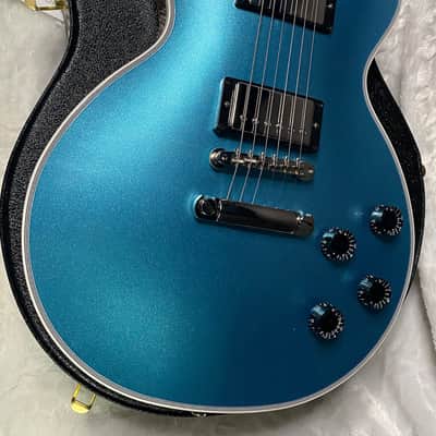 NEW! Gibson Les Paul Custom Axcess - One Of A Kind - ABSOLUTELY KILLER Flame Underneath Ice Blue Sparkle Finish! Only 7.5 lbs - Stinger Headstock - Authorized Dealer - G07381 image 11