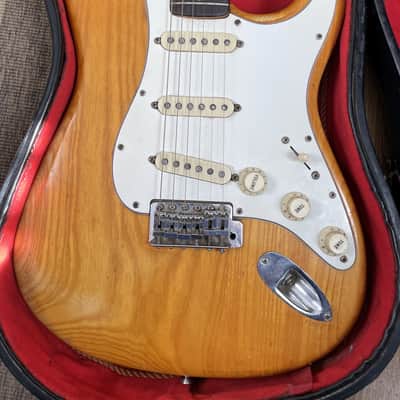 100% Original 1974 Fender Stratocaster very rare Natural + Rosewood combo image 3