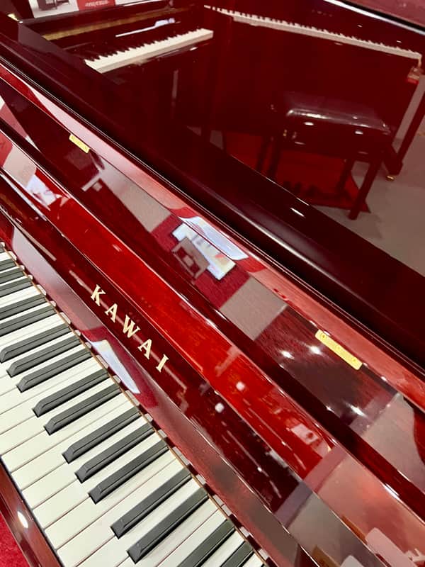 Kawai K500 Upright Piano Sapele Mahogany Polish. 130cm image 1