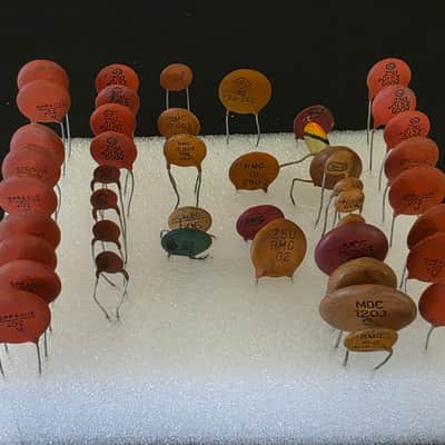 60’s Vintage NOS .02 Cap Lot Sprague CRL RMC 50’s Guitar Tone Capacitor image 1