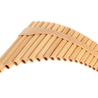 HORA Alto Pan Flute - 18 Pipes - Maple Wood - Handmade in Romania image 2