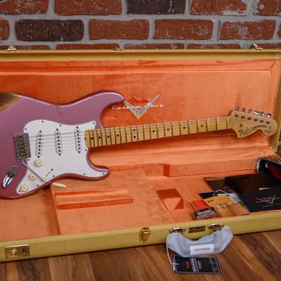 Fender Custom Shop Yngwie Malmsteen Stratocaster Heavy Relic Burgundy Mist Metallic 2026 w/OHSC image 2