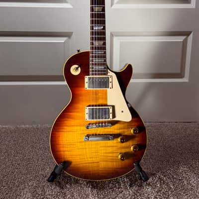 Gibson 2002 Custom Shop Historic Collection '58 Les Paul Standard Flame Top Reissue - Heritage Darkburst image 1