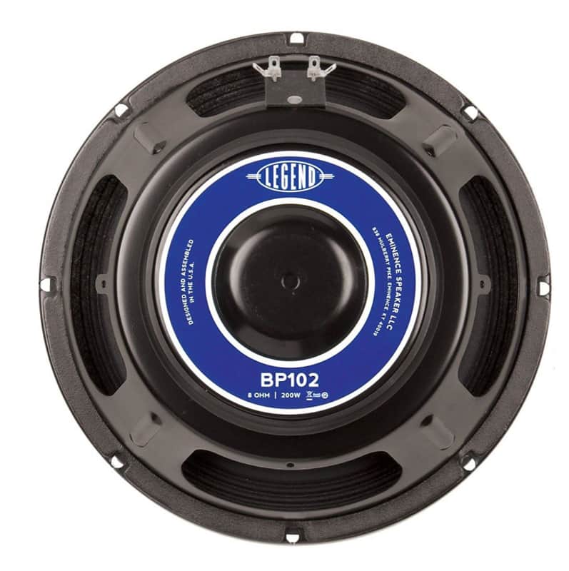 Eminence Legend BP102 10" 200w 8 Ohm Replacement Speaker 2010s - Black/Blue image 1