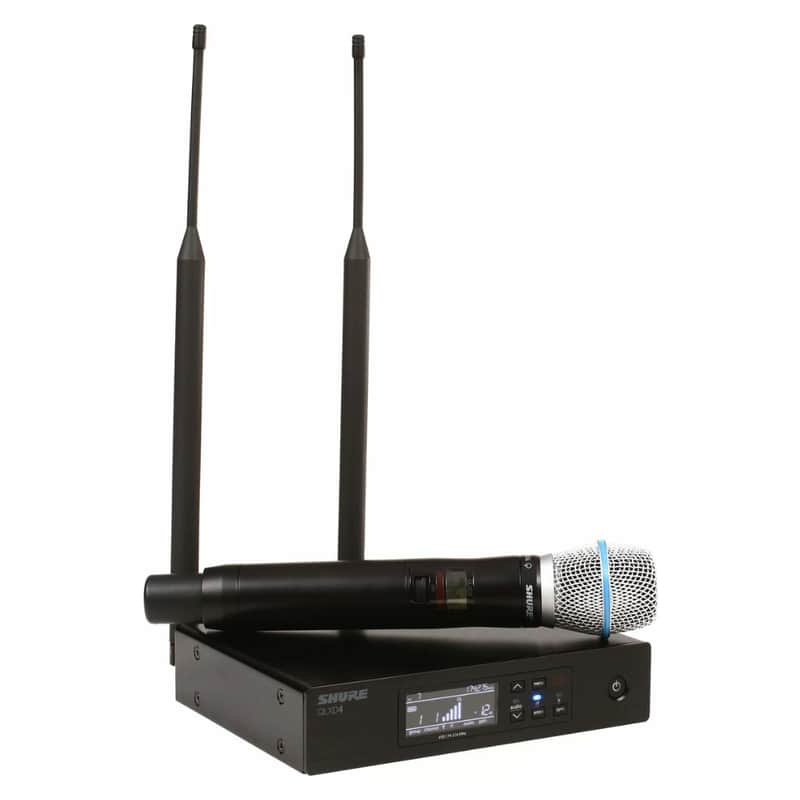 Shure QLXD24/B87A Handheld Wireless System, V50 174 - 216 MHz image 1