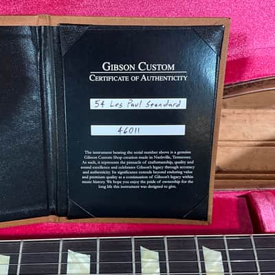 Gibson Custom 1954 Les Paul Standard Electric Guitar - Kamen Blue Shift Sparkle image 8