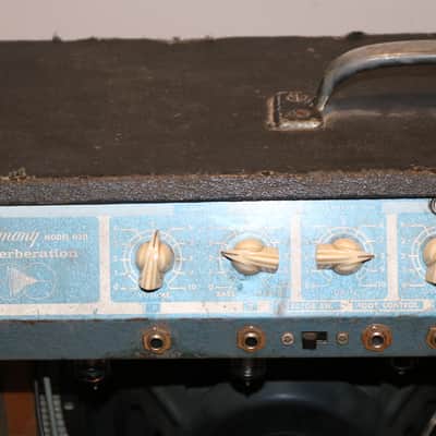 Rare 1960s Harmony H311 Reverberation Tube Amp - Works Great - No Tariffs image 8
