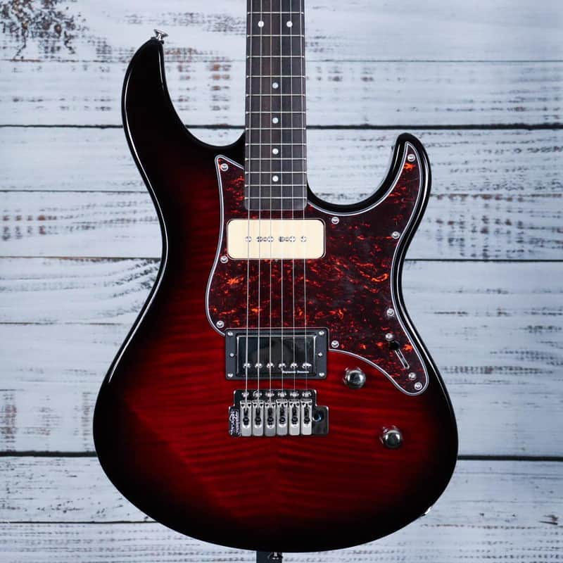 Yamaha Pacifica PAC611VFM Electric Guitar | Dark Red Burst image 1