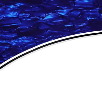 Vintage 5-Hole Tele Pickguard 4 Ply Electric Guitar Pickguard Scratch Plate for USA/Mexican Vintage Style Fender Tele Telecaster JT/HB-18 Blue Pearl image 3