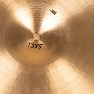 1990s Zildjian A 14" New Beat Hi Hat Bottom Cymbal 1385g image 4