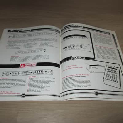 Eastcoast Sound Specialties - Pro Audio Catalog 1981 - Lexicon 224 - Original Vintage Pro Audio Brochure image 13