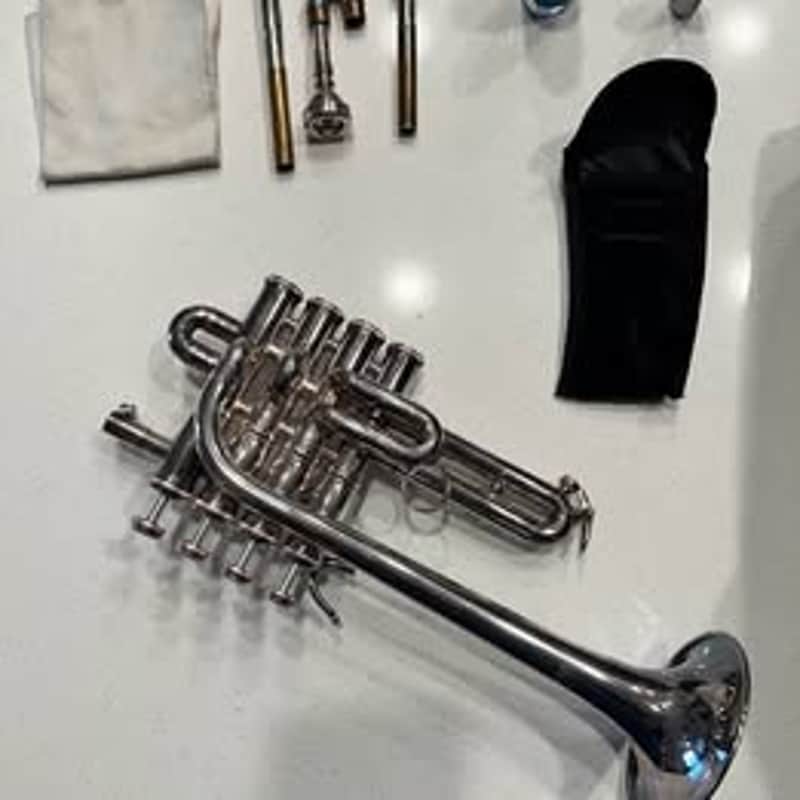 Bach AP190S Artisan Pro Bb/A Stradivarius Piccolo Trumpet - Silver Plated image 1