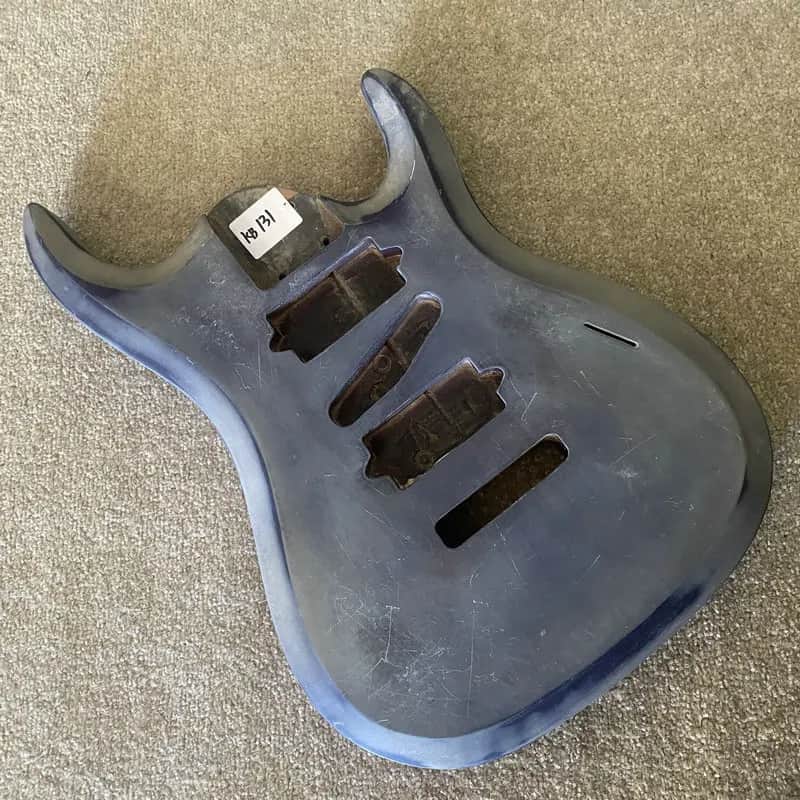 Black HSH 7 String Guitar Body image 1