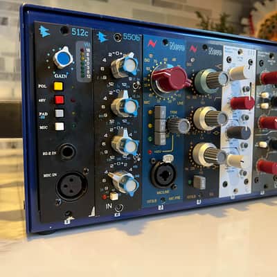 API 512c 500 Series Mic Preamp Module and Radial Lunch Box 2000 - Present Black image 1
