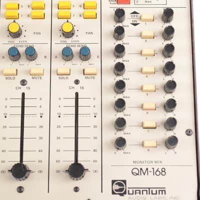 Quantum Audio Labs QM-168 16 Channel 8 Bus Studio Mixer Console QM168 #30868 image 10