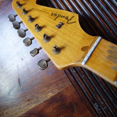 Fender Custom Shop '56 Stratocaster Neck 10/56 Boat Neck "V" Heavy Relic image 15