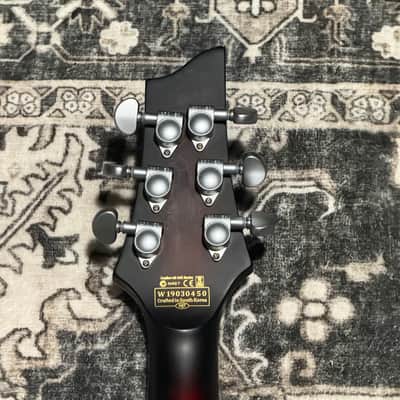 Schecter C-1 Platinum FR S Sustainiac 2017 - 2021 - Crimson Red Burst Satin image 8
