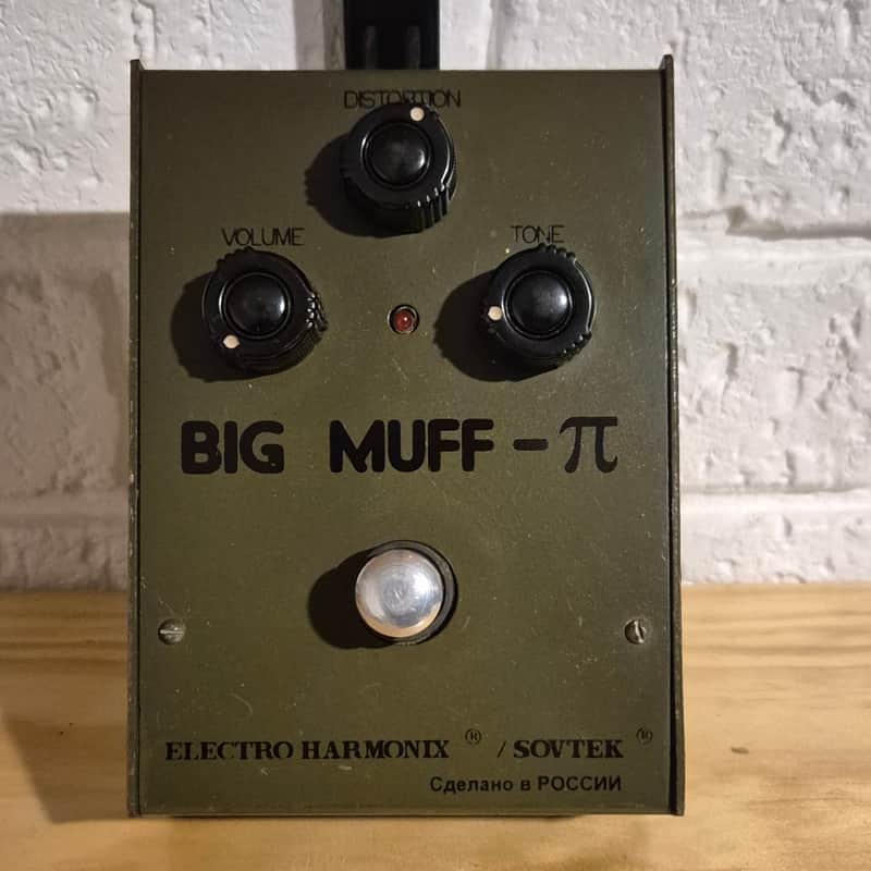 Electro-Harmonix Big Muff Pi V7 (Green Russian) 1990s bubble font image 1