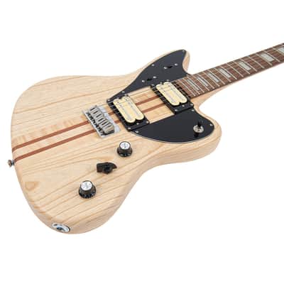 Vintage REVO Series 'Integra' Guitar ~ Satin Natural image 9