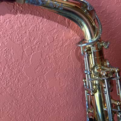 Selmer AS600 Student Model Alto Sax 2010s - Clear-Lacquered Brass image 10