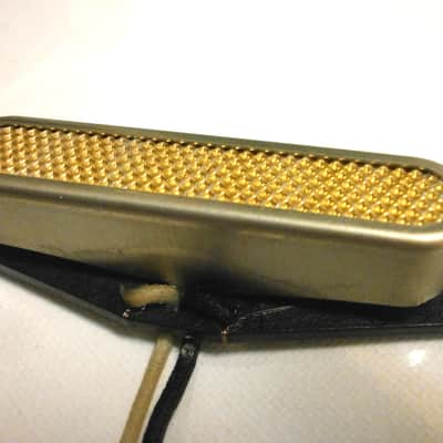 Telecaster NECK  Pickup AGED RELIC Gold Foil Raw Cover Fits Tele Vintage Fender Q Squire Hand Wound image 4