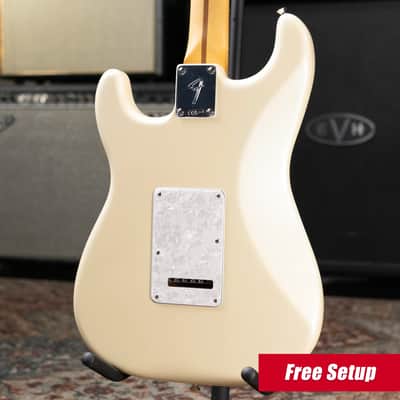 Fender Player II Modified Stratocaster Electric Guitar - Olympic Pearl with Gig Bag image 2