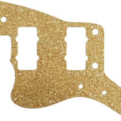WD Custom Pickguard For Left Hand Fender American Professional Jazzmaster #60RGS Rose Gold Sparkle