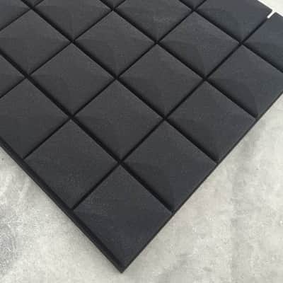 Arrowzoom New 12 pcs 20 x 20 x 5 cm Hemisphere Grid Acoustic Studio Foam Sound Absorption Panel image 4